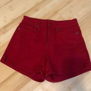 Blackheart red Jean shorts